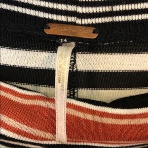 Free People Long sleeve Ribbed Top Size Medium - Picture 4 of 6